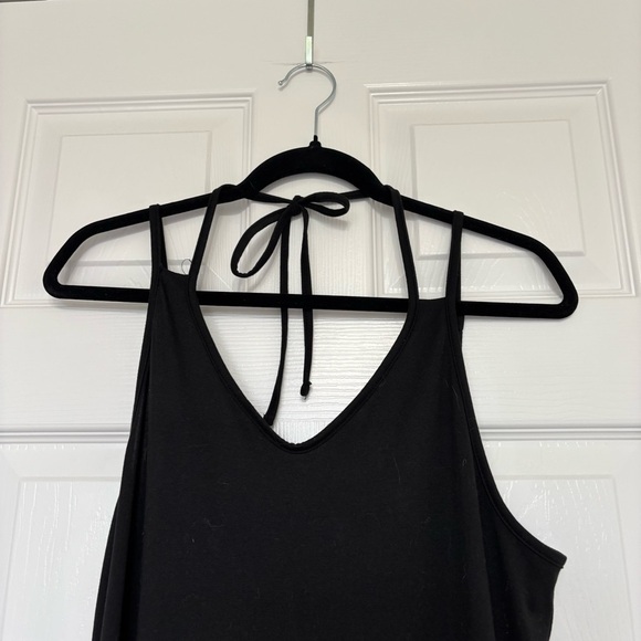 Black Halter Maxi Dress Size Medium - Picture 4 of 8